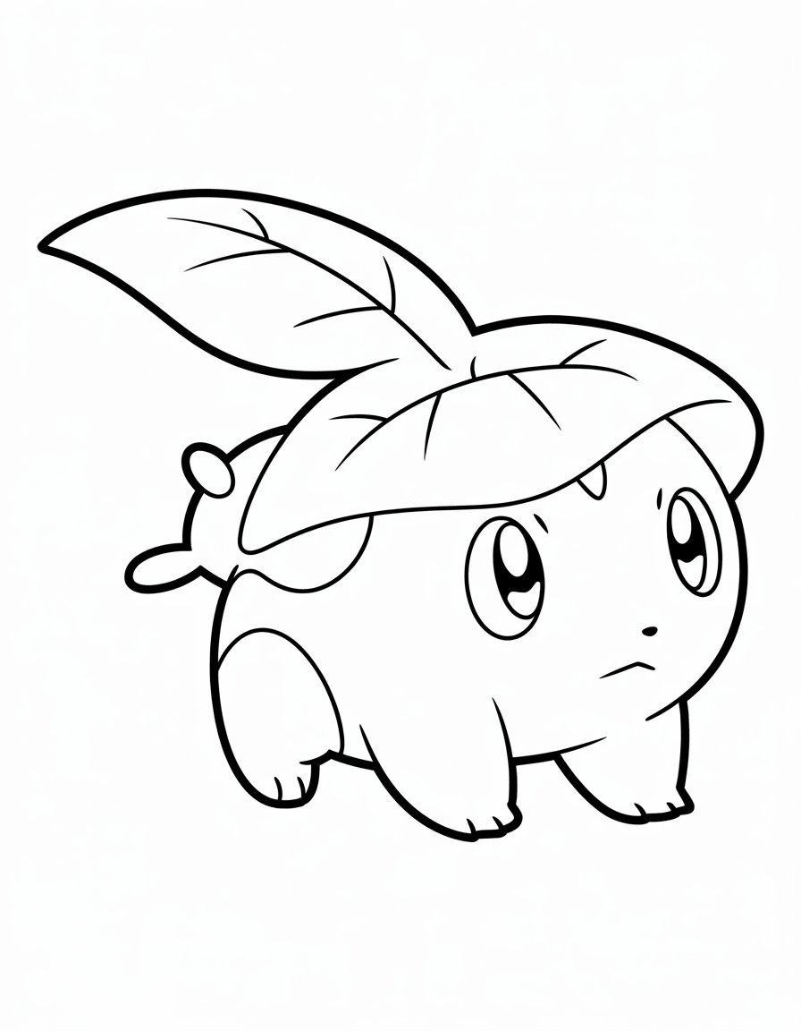 Shy Chikorita